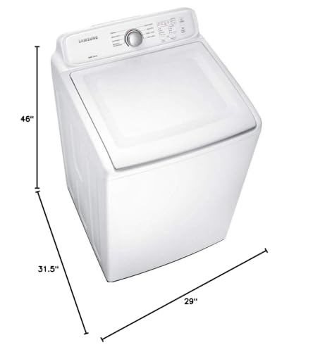 SAMSUNG WA45T3200AW 4.5 cu. ft. Top Load Washer with Vibration Reduction Technology+ in White