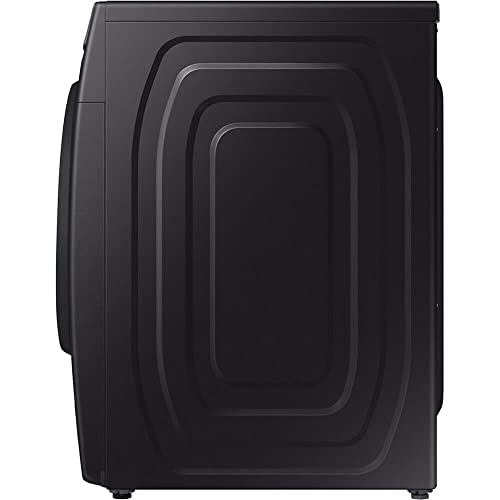 Samsung DVE45T6000V 7.5 Cu. Ft. Black Stainless Front Load Electric Dryer - OPEN BOX