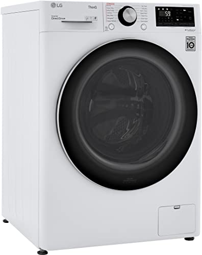 LG WM3555HWA 24 Inch Smart All In One Washer/Dryer with 2.3 cu. ft. Capacity, Wi-Fi Enabled, 14 Wash Cycles, 1400 RPM, Ventless, NeveRust Stainless Steel Drum, Quiet Operation, TrueBalance