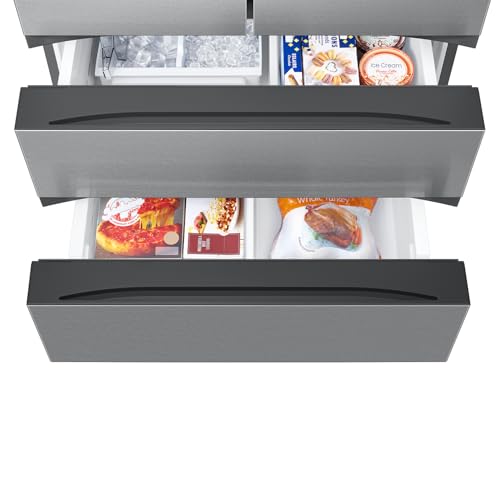 SAMSUNG 30 cu. ft. Mega Capacity 4-Door French Door Refrigerator with Four Types of Ice, Stainless Steel, RF31CG7400SRAA