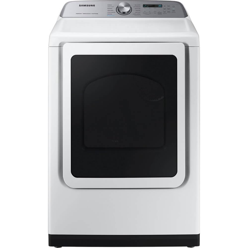 Samsung 7.4 Cu. Ft. White Smart Electric Dryer With Steam Sanitize+