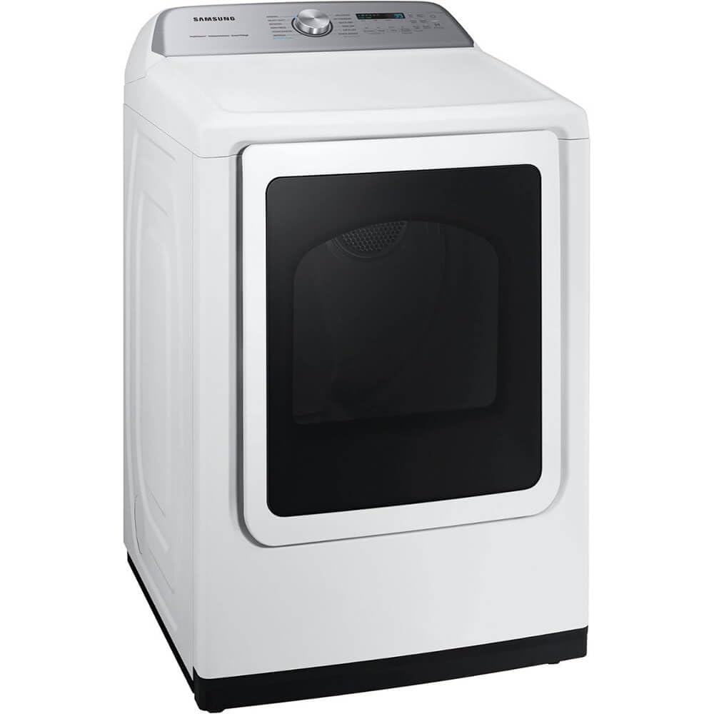 Samsung 7.4 Cu. Ft. White Smart Electric Dryer With Steam Sanitize+
