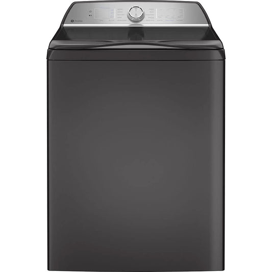 GE Profile PTW600BR 28 Inch Wide 5 Cu. Ft. Top Loading Washer with Smarter Wash Technology - Diamond Gray