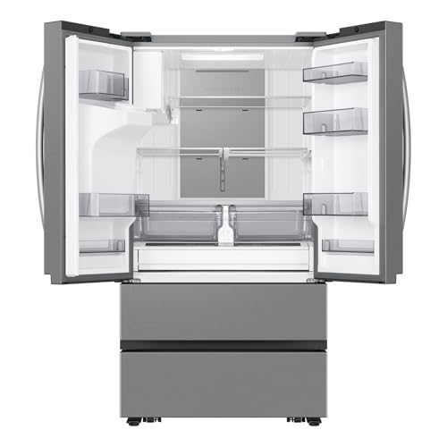 SAMSUNG 30 cu. ft. Mega Capacity 4-Door French Door Refrigerator with Four Types of Ice, Stainless Steel, RF31CG7400SRAA