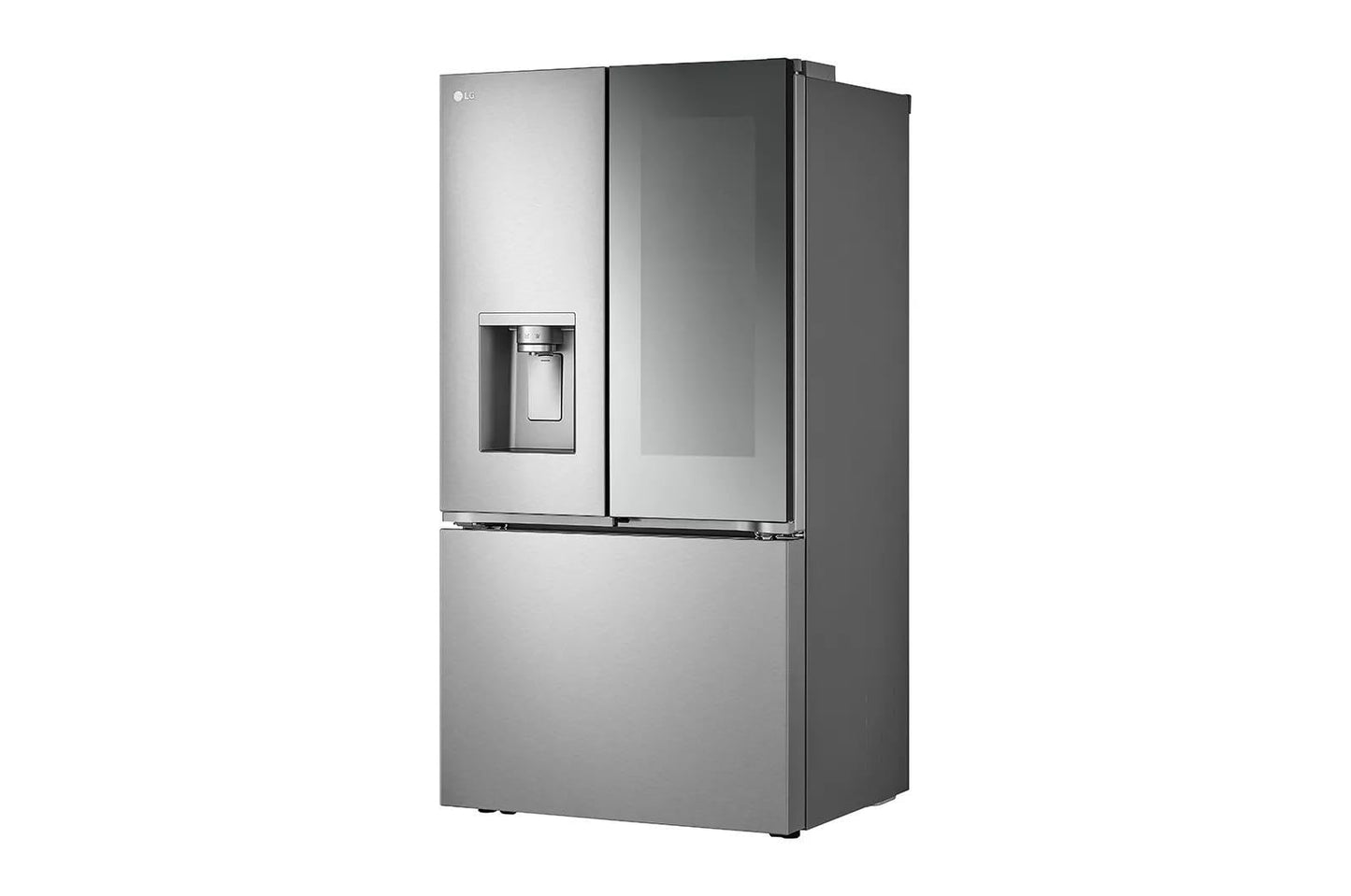 LG LRYKC2606S, 26 cu. ft. Smart Mirror InstaView® Counter-Depth MAX™ French Door Refrigerator with Four Types of Ice