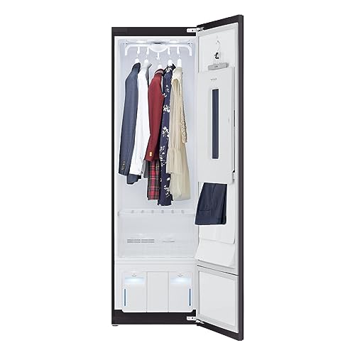 LG Styler Steam Closet with TrueSteam Technology and Exclusive Moving Hangers (S5WBC), Cream White