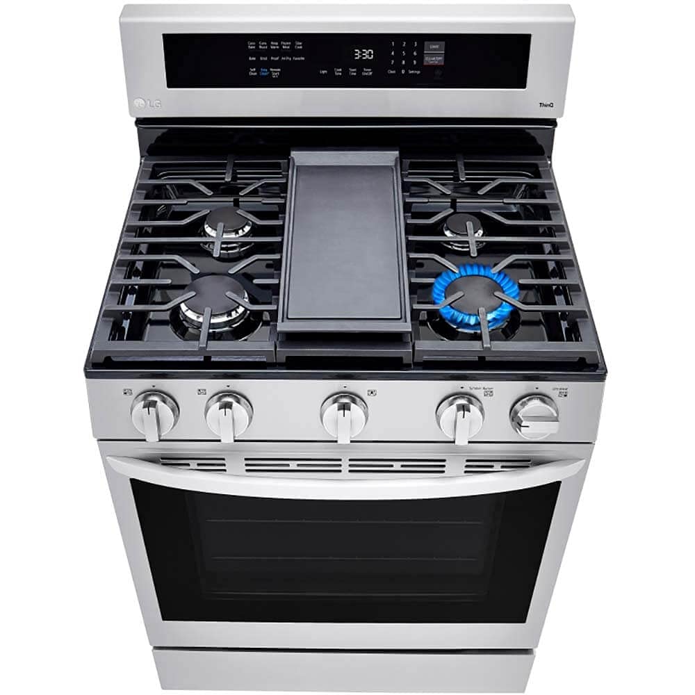 LG LRGL5825F 5.8 Cu. Ft. Stainless Steel Gas Range with Air Fry