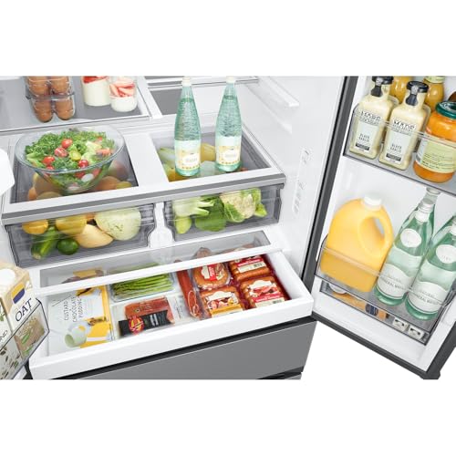 SAMSUNG 30 cu. ft. Mega Capacity 4-Door French Door Refrigerator with Four Types of Ice, Stainless Steel, RF31CG7400SRAA