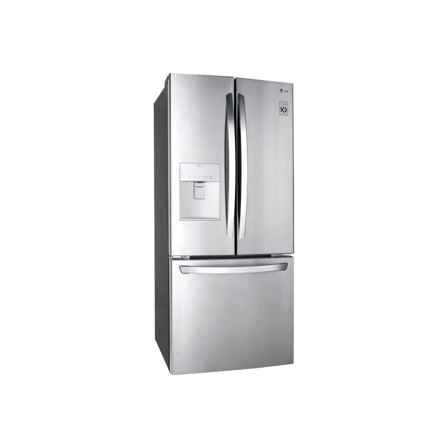 LG LFDS22520S - Refrigerator/Freezer - French Door Bottom Freezer with Water Dispenser - Width: 29.8 in - Depth: 35.5 in - Height: 68.5 in - 21.8 cu. ft - Stainless Steel