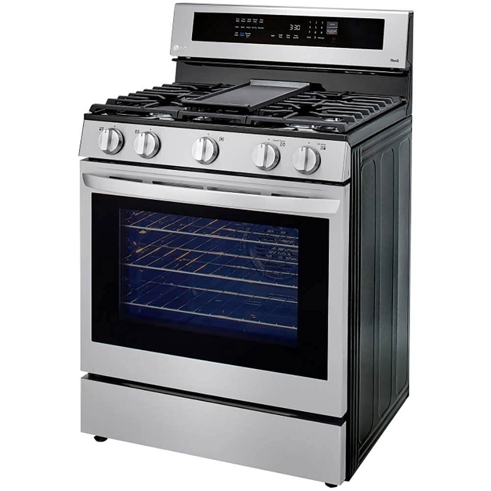 LG LRGL5825F 5.8 Cu. Ft. Stainless Steel Gas Range with Air Fry