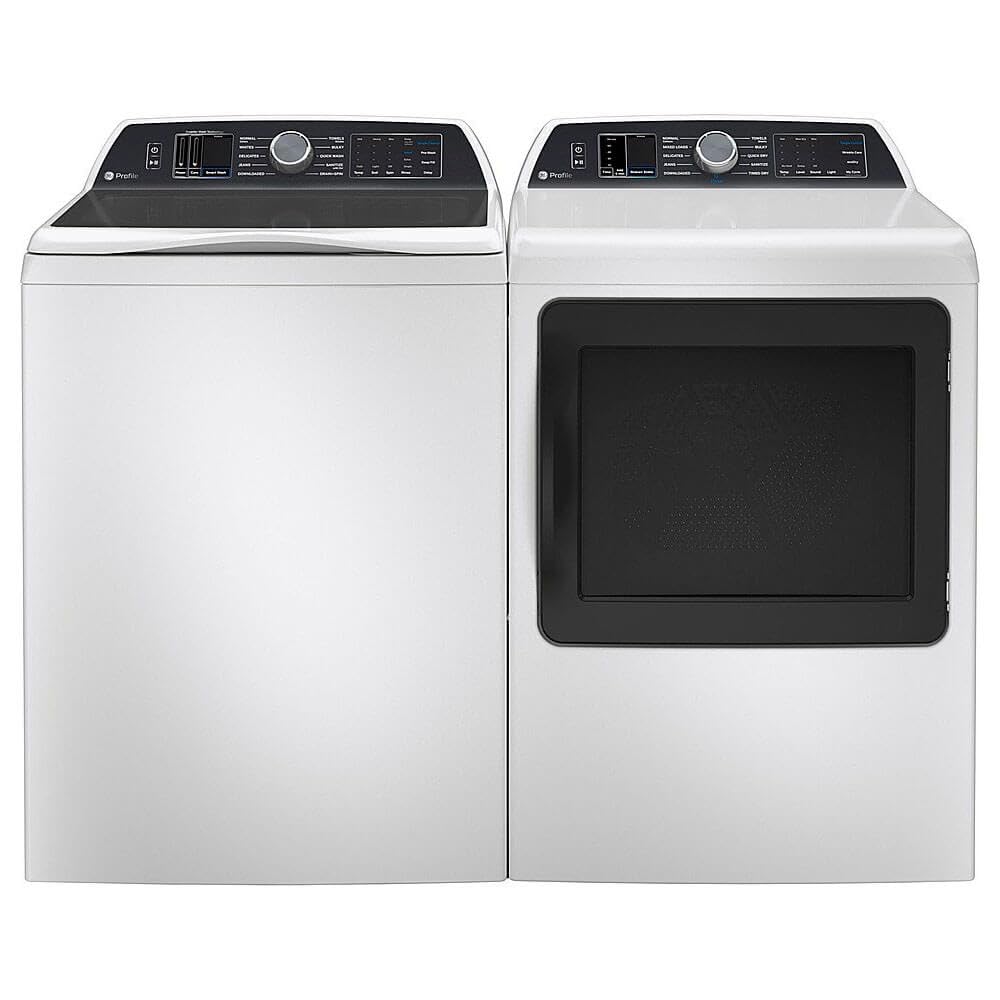 GE Profile PTD70EBSTWS 7.4 Cu. Ft. White Smart Front Load Electric Dryer