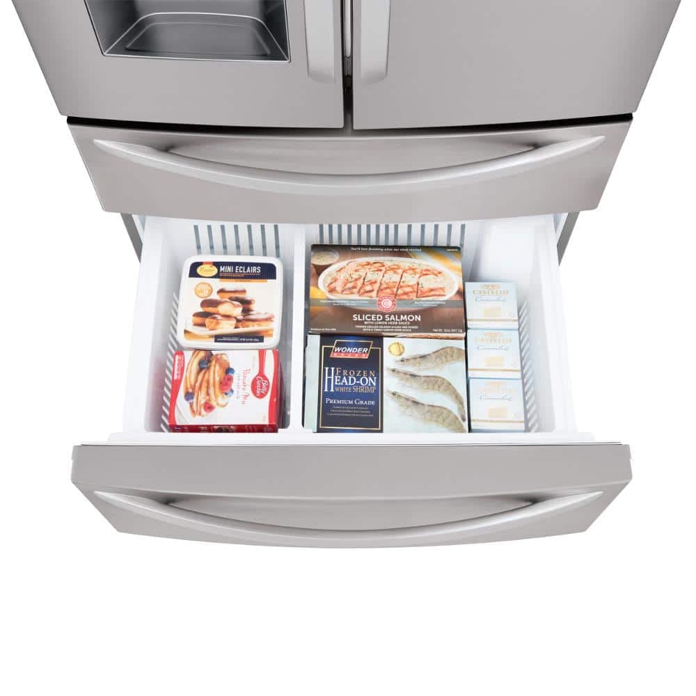 LG LMXS28626S 28 Cu. Ft. Stainless Steel 4-Door French Door Refrigerator