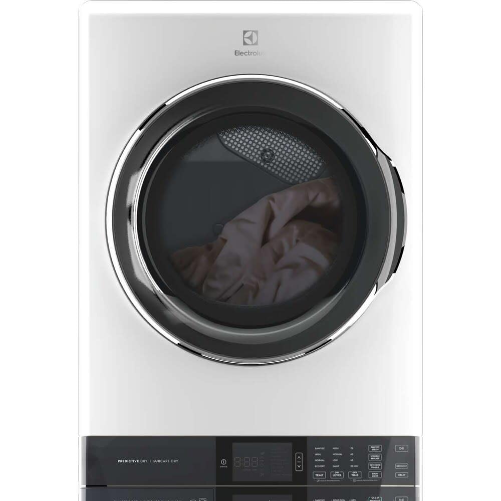 Electrolux ELTG7600A 27 Inch Wide Energy Star Certified Laundry Center with 4.5 Cu. Ft. Washer and 8 Cu. Ft. Gas Dryer with Perfect Steam™ and Predictive Dry™ - White
