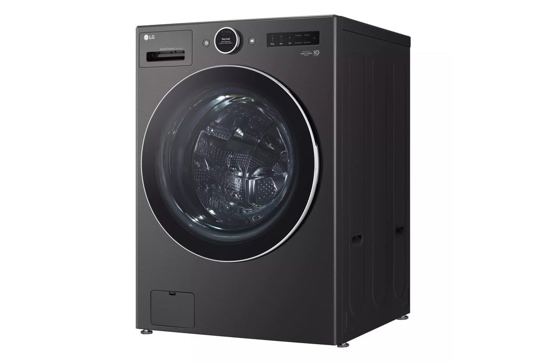 LG WM6998HBA Ventless Washer/Dryer Combo LG WashCombo All-in-One 5.0 cu. ft. Mega Capacity with Inverter HeatPump Technology and Direct Drive Motor