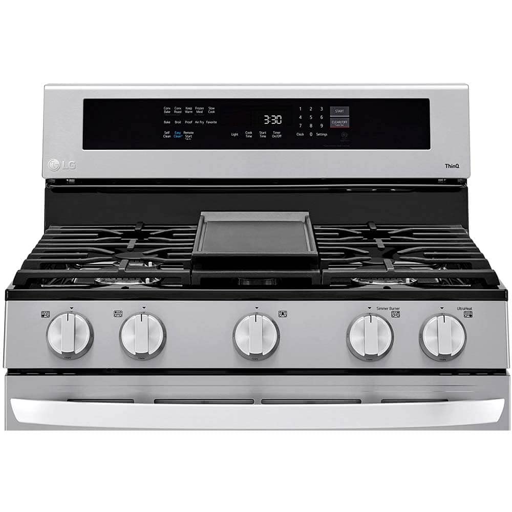 LG LRGL5825F 5.8 Cu. Ft. Stainless Steel Gas Range with Air Fry