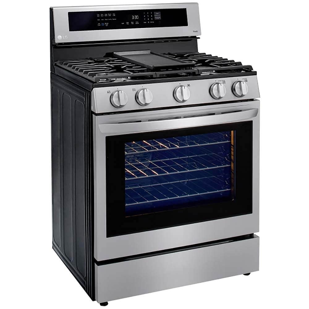 LG LRGL5825F 5.8 Cu. Ft. Stainless Steel Gas Range with Air Fry
