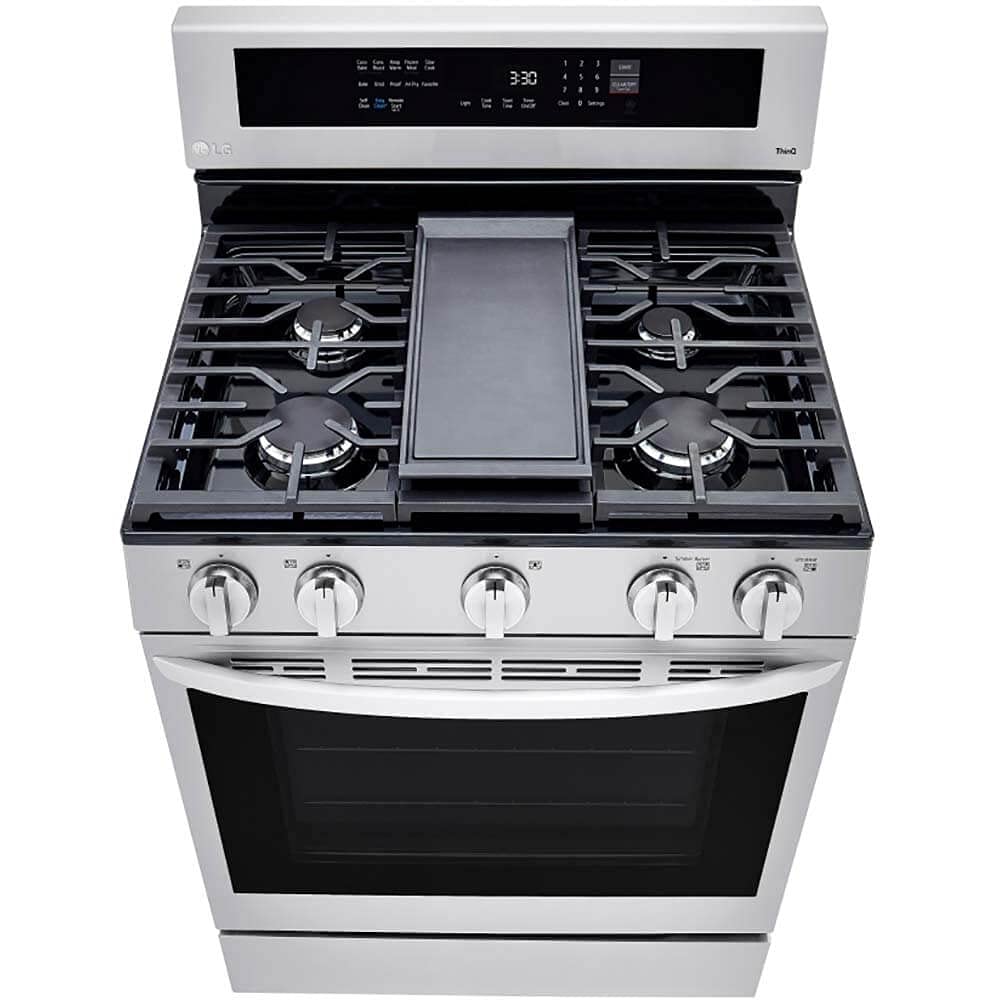 LG LRGL5825F 5.8 Cu. Ft. Stainless Steel Gas Range with Air Fry