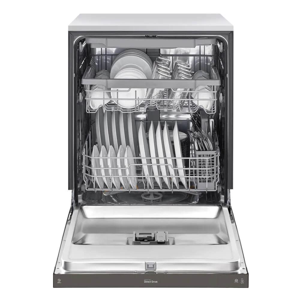 LG LDFN4542D 48 dBA Black Stainless Front Control Dishwasher with QuadWash