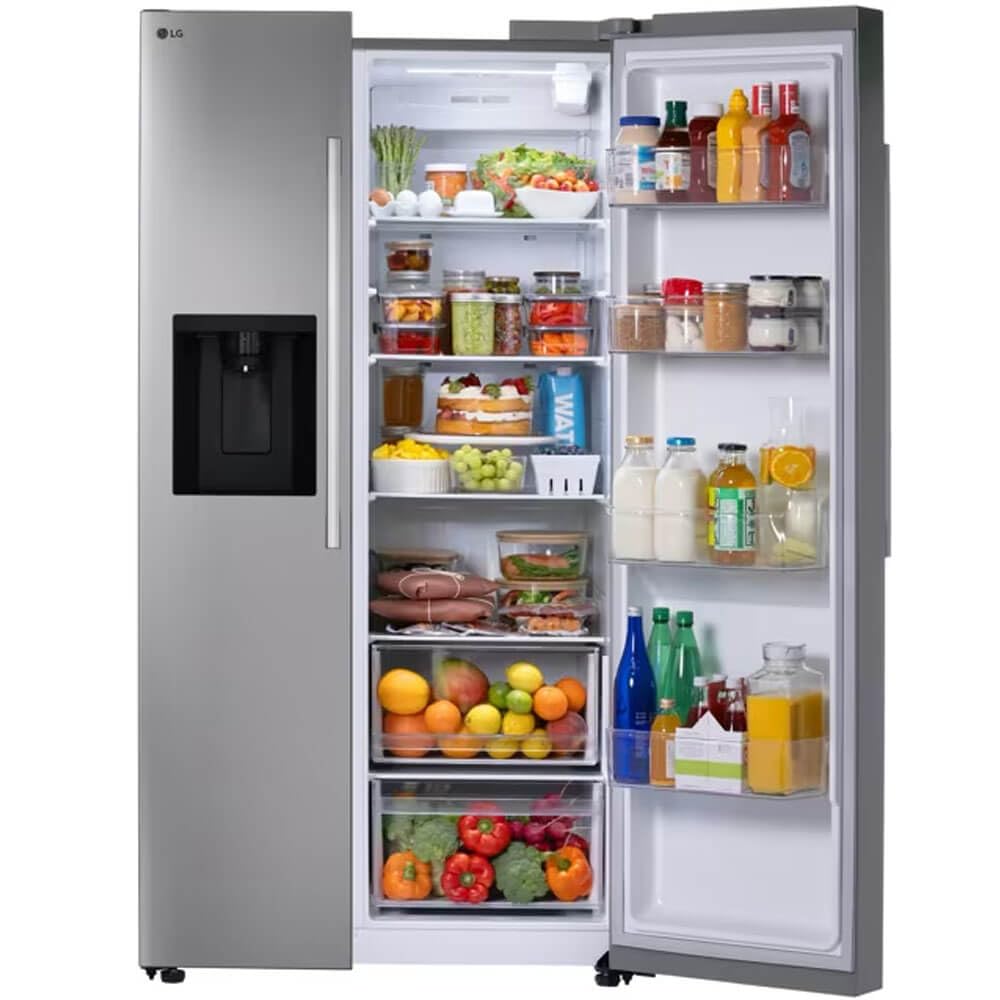 LG LS27T3230S 27 Cu. Ft. Stainless Side-by-Side Smart Refrigerator