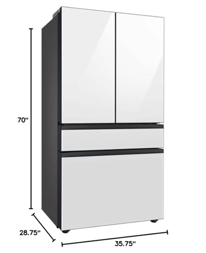 Samsung RF23BB860012 French Door Refrigerator with FlexZone Drawer (White Glass)