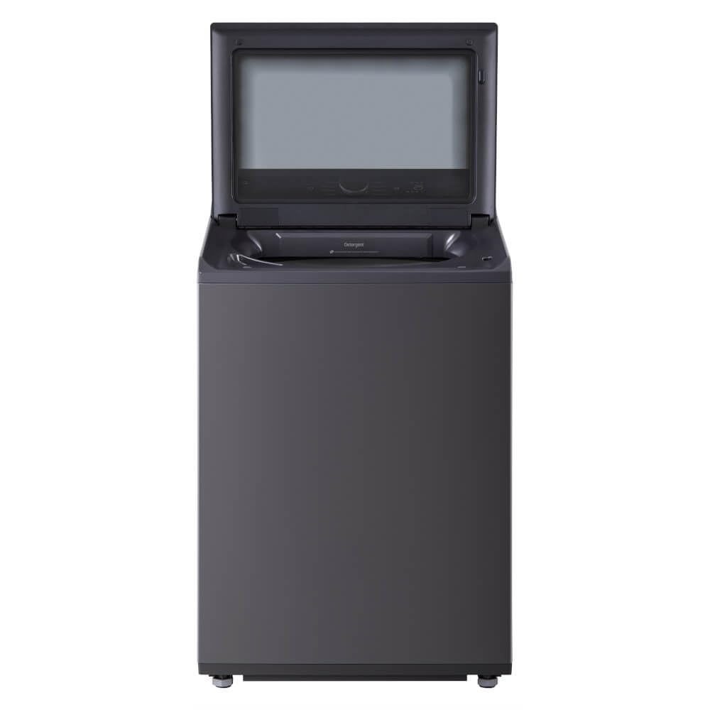 LG WT8400CB 5.5 Cu. Ft. Matte Black Mega Capacity Top Load Washer w/ EasyUnload