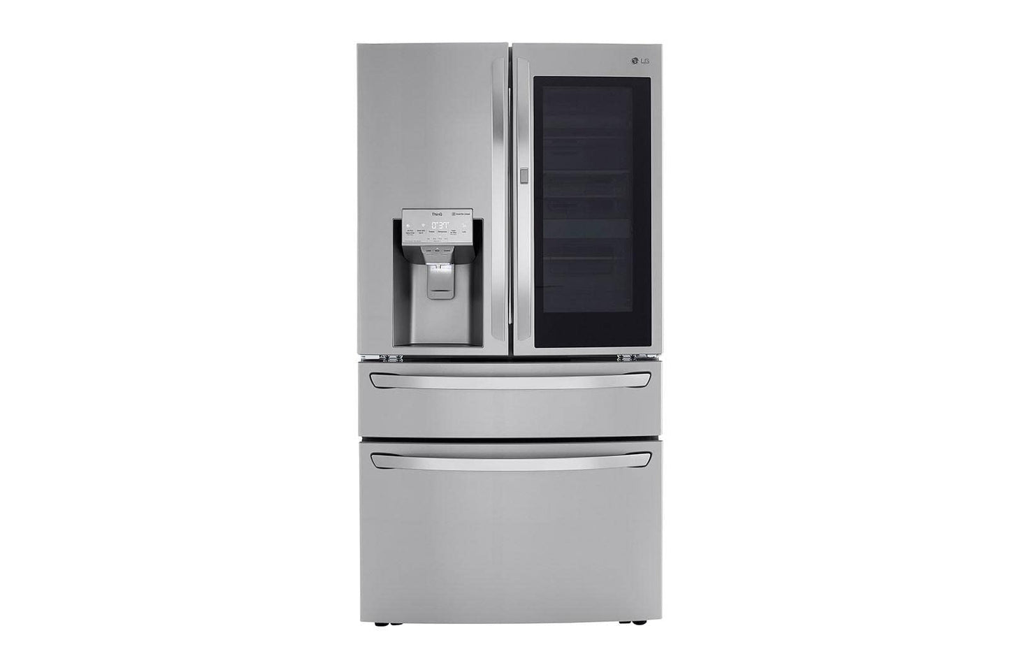 23 cu. ft. Smart wi-fi Enabled InstaView™ Door-in-Door® Counter-Depth Refrigerator with Craft Ice™ Maker