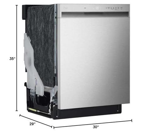 LG LDFN3432T 50 dBA Stainless Front Control Dishwasher with QuadWash