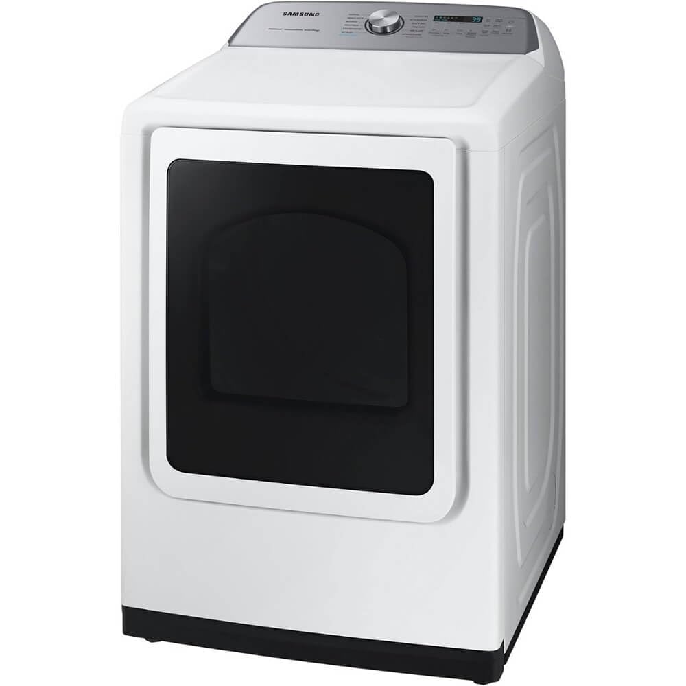 Samsung 7.4 Cu. Ft. White Smart Electric Dryer With Steam Sanitize+