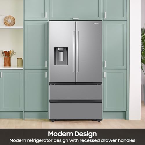 SAMSUNG 30 cu. ft. Mega Capacity 4-Door French Door Refrigerator with Four Types of Ice, Stainless Steel, RF31CG7400SRAA