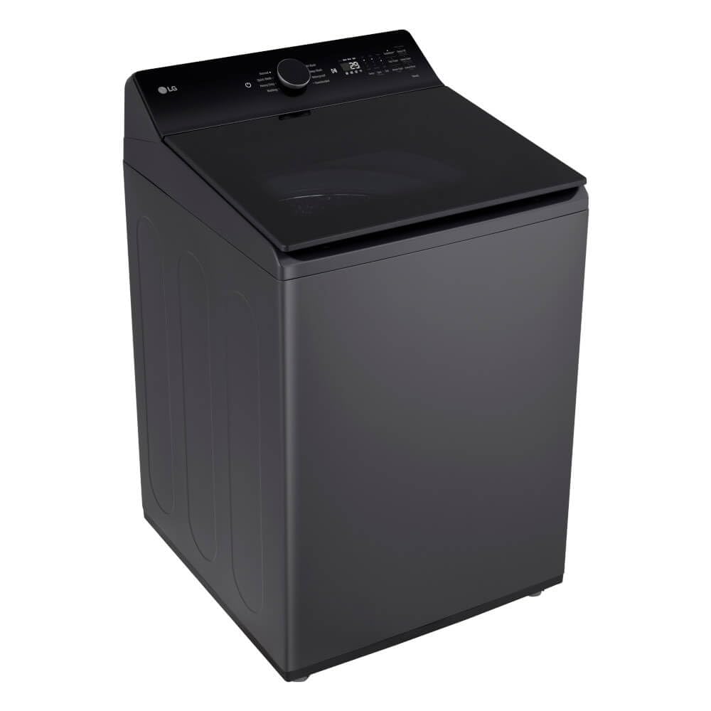 LG WT8400CB 5.5 Cu. Ft. Matte Black Mega Capacity Top Load Washer w/ EasyUnload