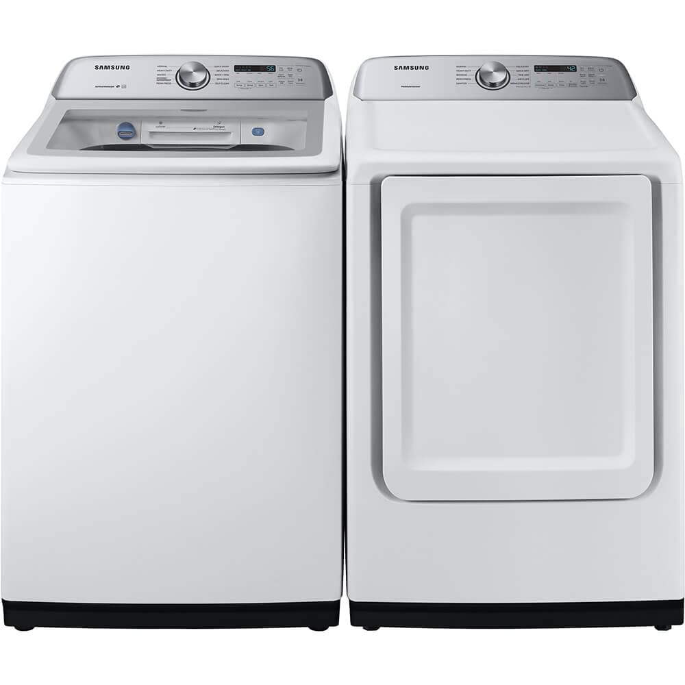SAMSUNG WA50R5200WPR White Top Load Washer/Dryer Pair
