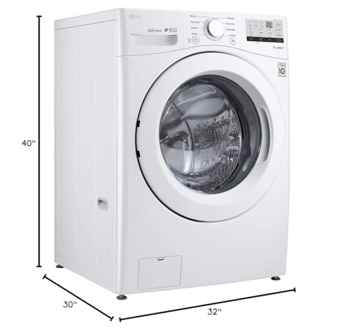 LG WM3400CW 4.5 cu. ft. Ultra Large Front Load Washer