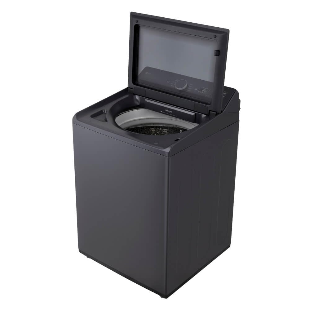 LG WT8400CB 5.5 Cu. Ft. Matte Black Mega Capacity Top Load Washer w/ EasyUnload
