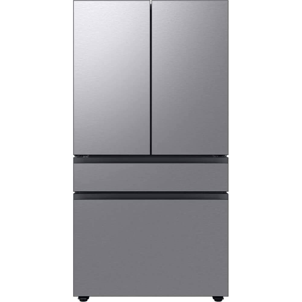 Samsung Bespoke 23 cu. ft. 4-Door French Door Smart Refrigerator with Beverage Center in Stainless Steel, Counter Depth