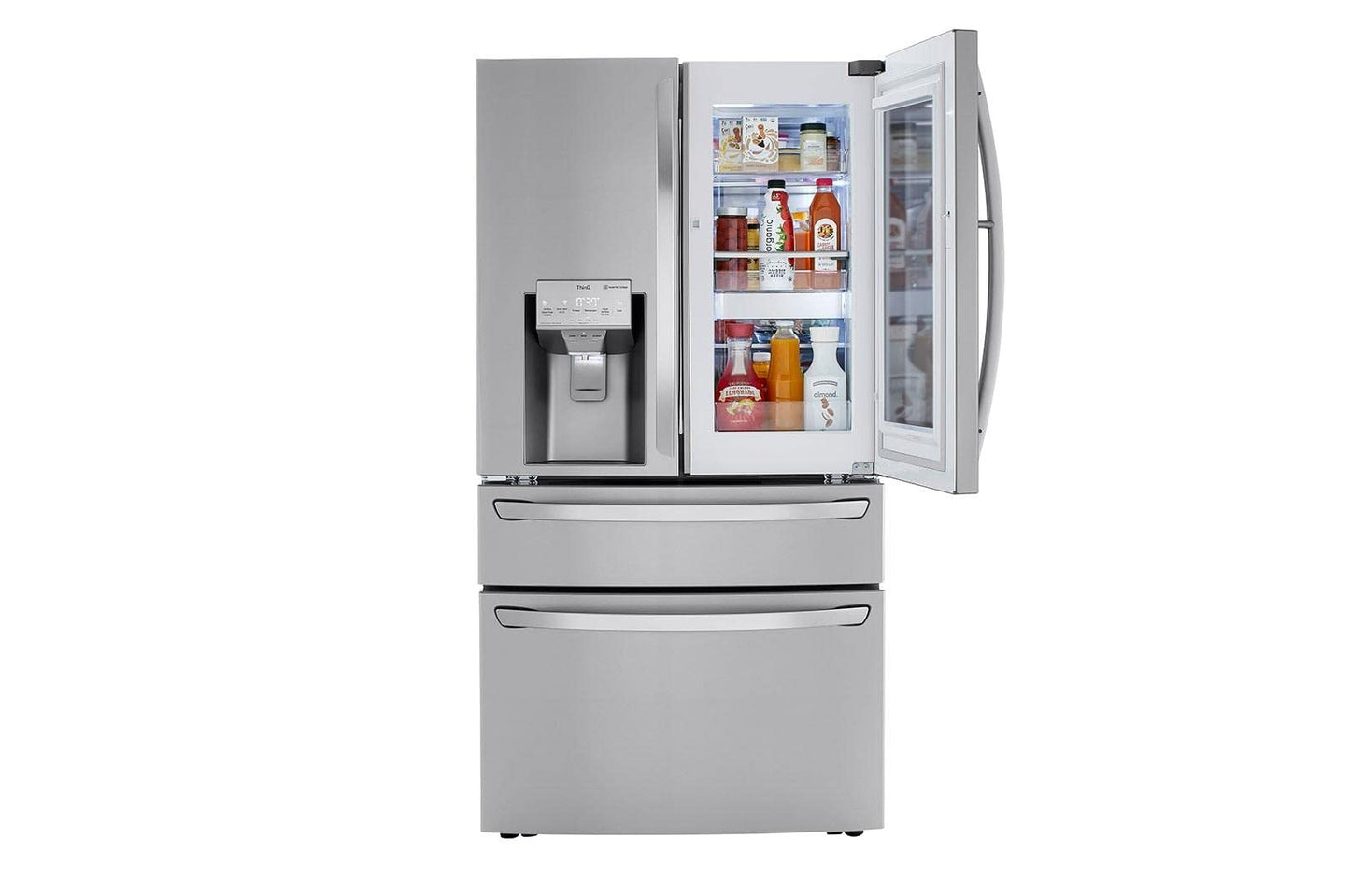 23 cu. ft. Smart wi-fi Enabled InstaView™ Door-in-Door® Counter-Depth Refrigerator with Craft Ice™ Maker