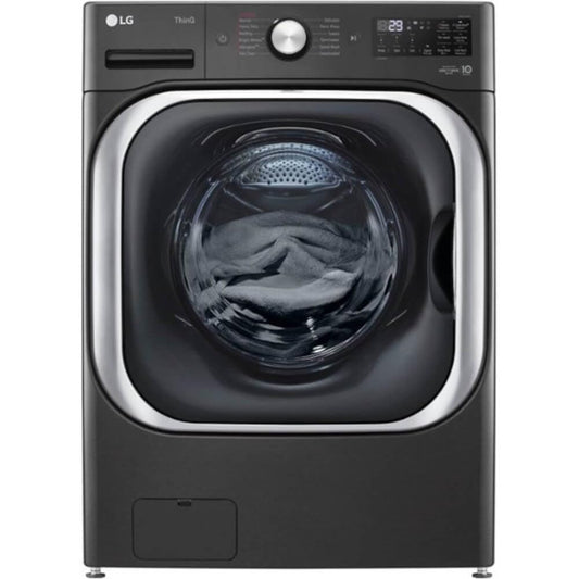 LG WM8900HBA 5.2 Cu. Ft. Black Steel Front Load Washer
