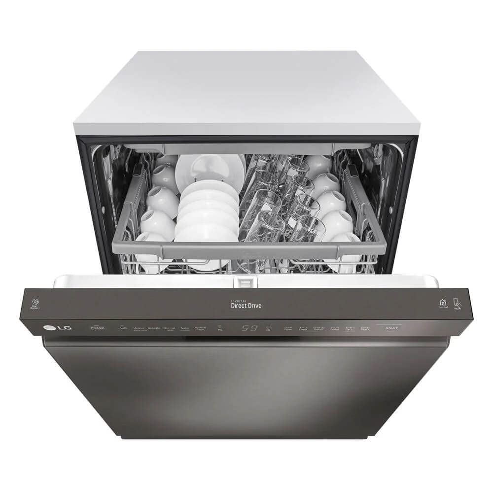 LG LDFN4542D 48 dBA Black Stainless Front Control Dishwasher with QuadWash
