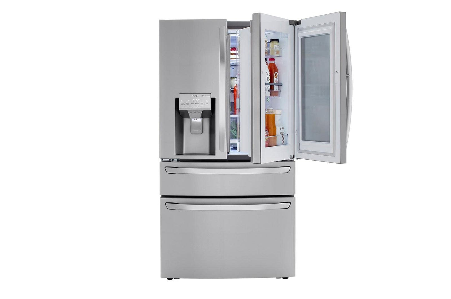 23 cu. ft. Smart wi-fi Enabled InstaView™ Door-in-Door® Counter-Depth Refrigerator with Craft Ice™ Maker