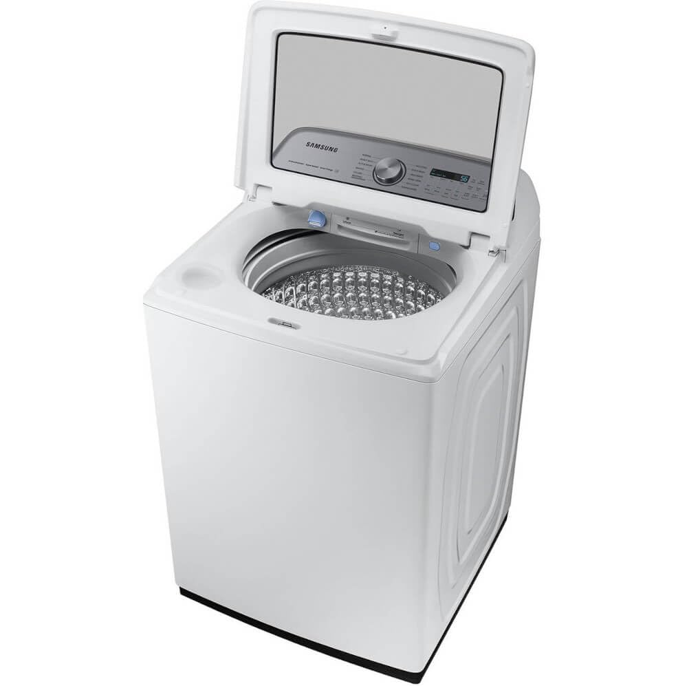 Samsung 5.4 Cu. Ft. Smart Top Load Washer with Active Wave Agitator in White