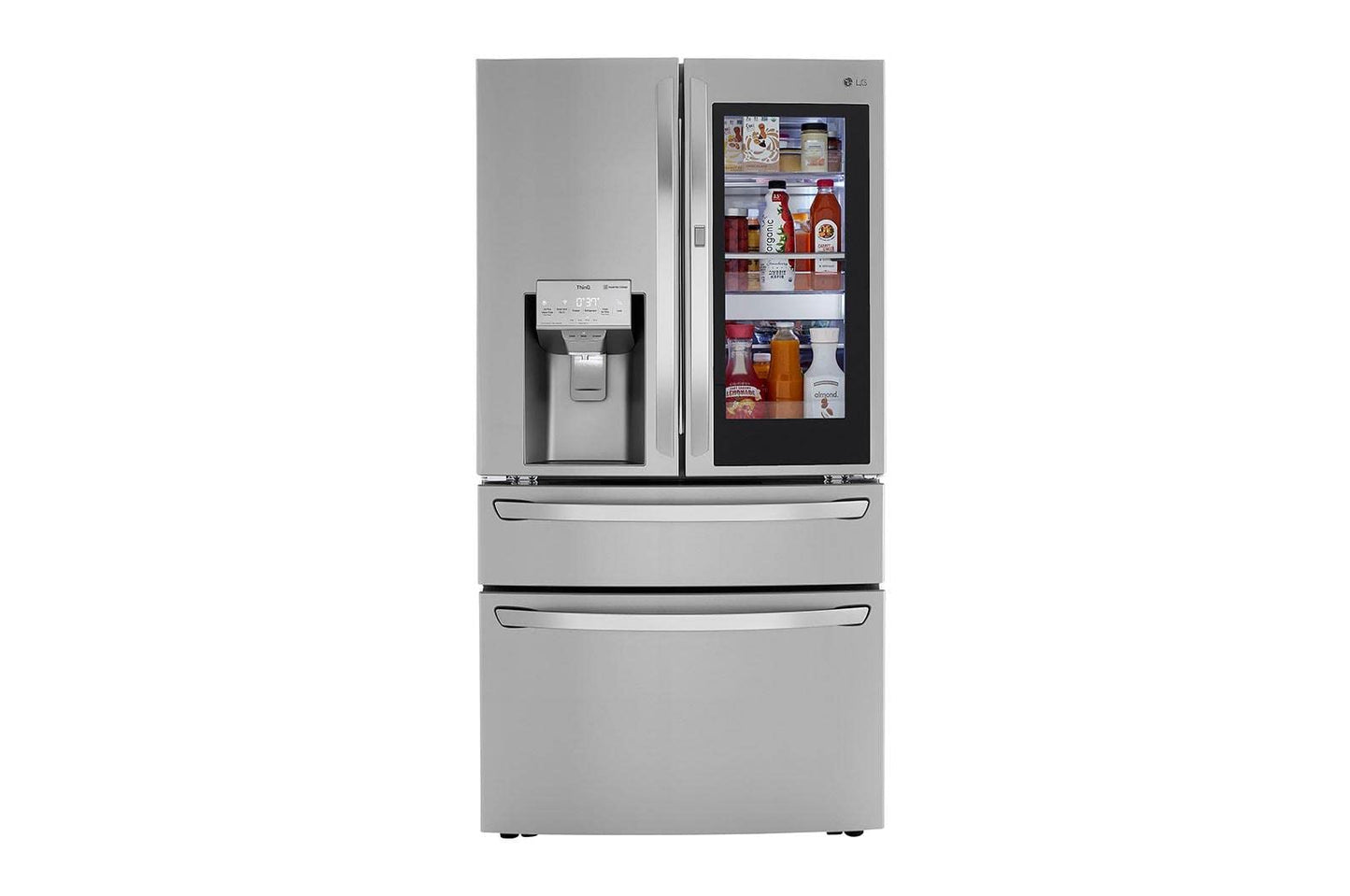 23 cu. ft. Smart wi-fi Enabled InstaView™ Door-in-Door® Counter-Depth Refrigerator with Craft Ice™ Maker