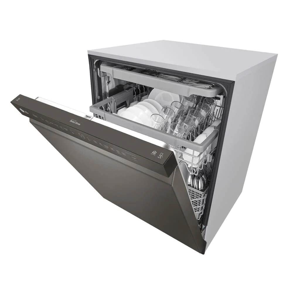 LG LDFN4542D 48 dBA Black Stainless Front Control Dishwasher with QuadWash