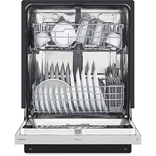 LG LDFN3432T 50 dBA Stainless Front Control Dishwasher with QuadWash
