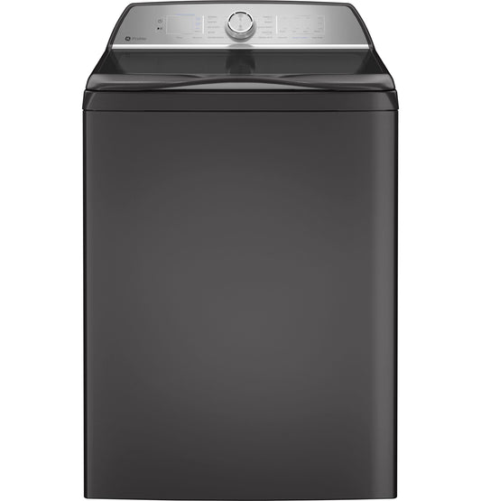 GE Profile PTW605BR 28 Inch Wide 4.9 Cu. Ft. Top Loading Washer with Smarter Wash Technology - Diamond Gray