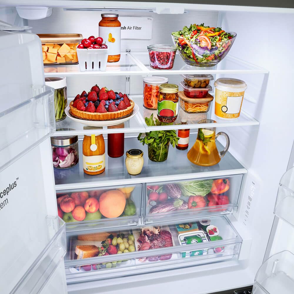 LG LF24Z6530S 24 Cu. Ft. Stainless 3-Door French Door Zero Clearance Counter-Depth Refrigerator