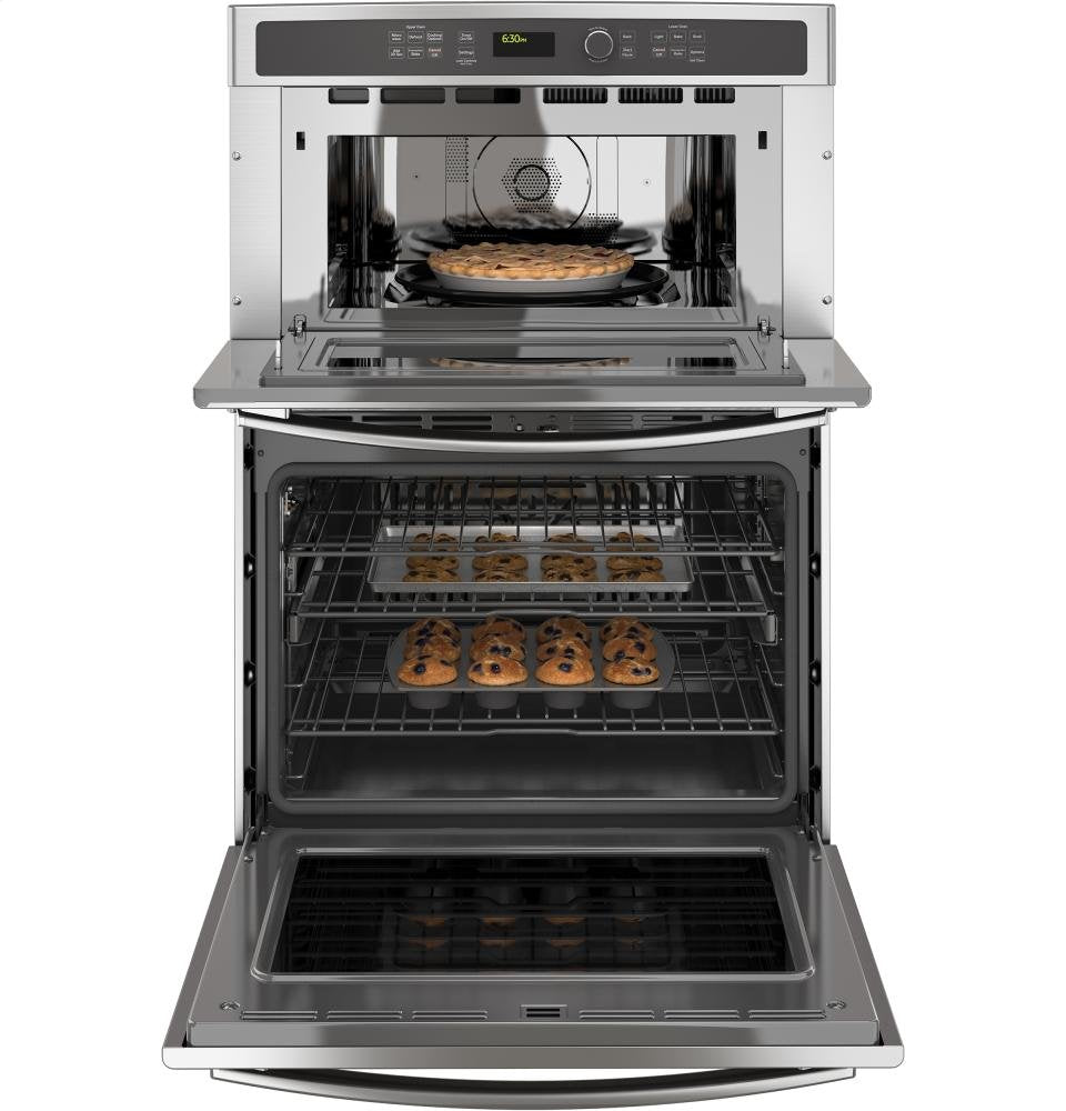GE PT7800SHSS Microwave Wall Oven